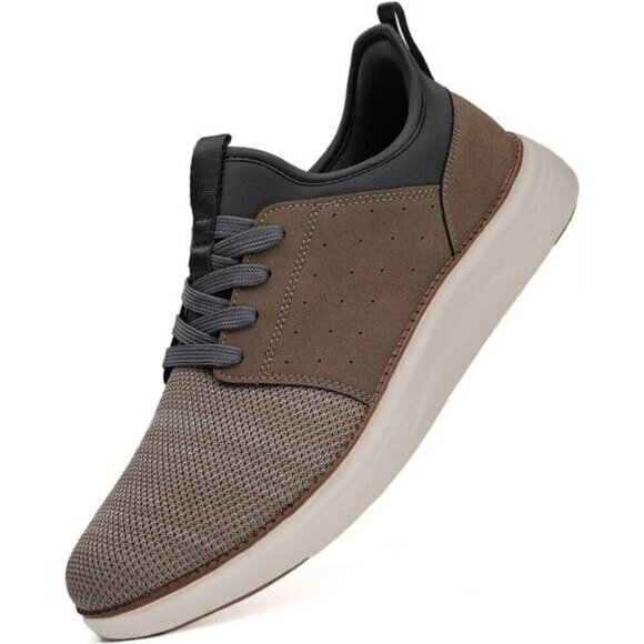 Other - ⚡Men Khaki Dress Fashion Lightweight Breathable Laceless Athletic Sneakers